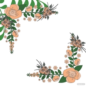 Boho Floral Wedding Clipart
