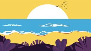 Beach Paradise Background