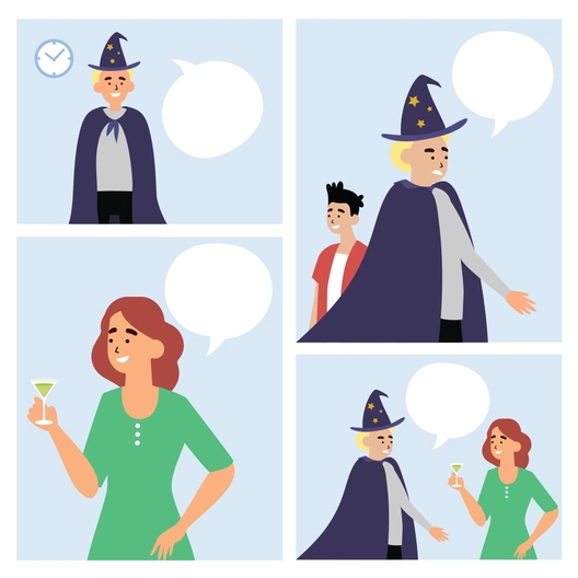Fashion Comic Strip Template