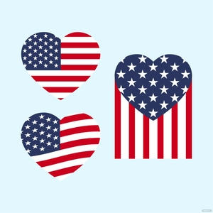 Heart Flag Clipart
