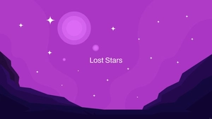 Purple Space Wallpaper