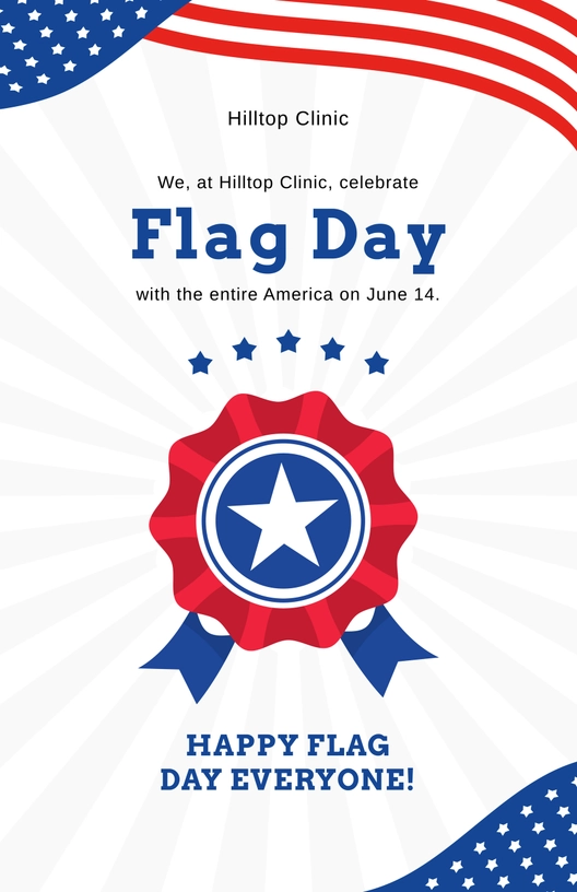 Creative Flag Day Poster