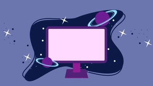 Space Computer Background