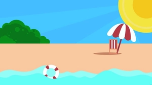 Beach Setting Background