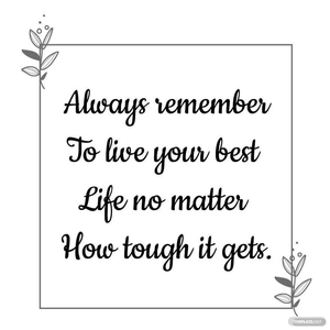 Simple Quotes Mug Template