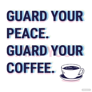 Blurred Quote Mug Template