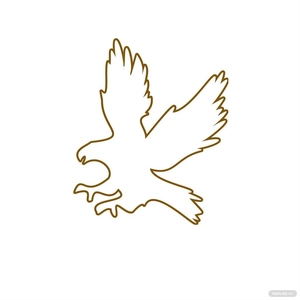 Eagle Outline Clipart