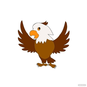 Cute Eagle Clipart