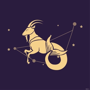 Capricorn clipart With Stars