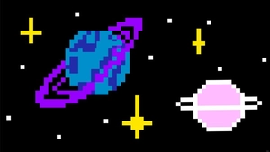 Pixel Space Background