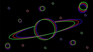 Trippy Space Background