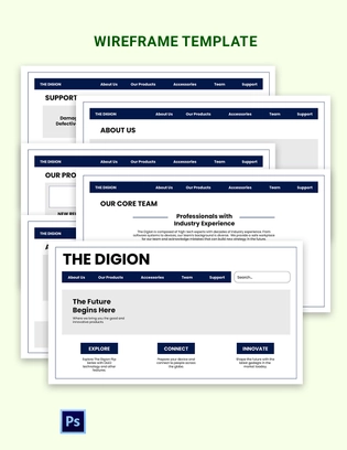 Wireframe Template