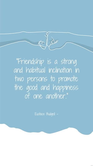 Eustace Budgell: The Essence of True Friendship Quote