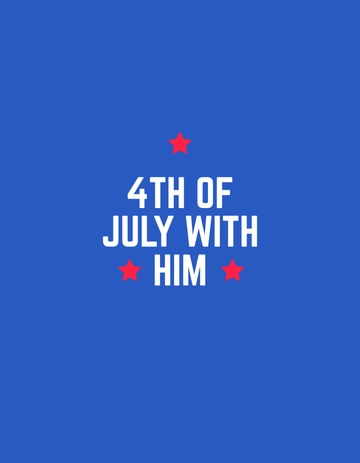 Free Couples 4th Of July Shirt Template to Edit Online