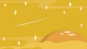 Yellow Space Background