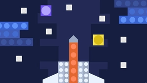 Lego Space Background