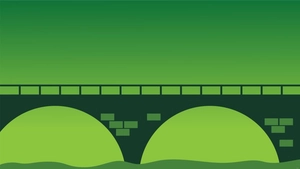 Green Ombre Background