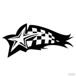 Tribal Checkered Flag Clipart