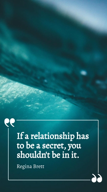 Free Regina Brett Relationship Secret Quote Template to Edit Online