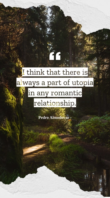 Free Pedro Almodovar: Utopia in Romantic Relationships Meta Title Quote Template to Edit Online