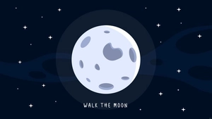 Moon Space Wallpaper