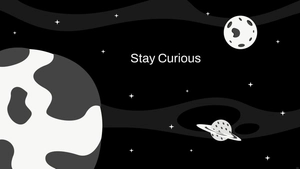 Black And White Space Wallpaper