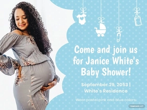 Baby Shower Ecard Template