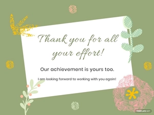 Thank You Ecard Template