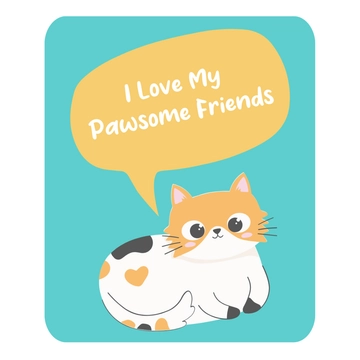 Free Cute Sticker Template to Edit Online