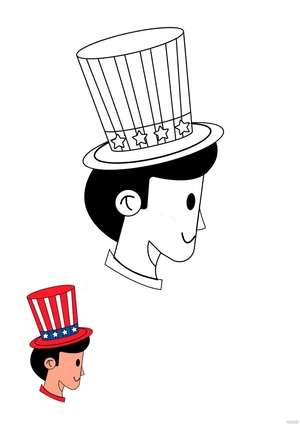 Cute 4th Of July Coloring Page