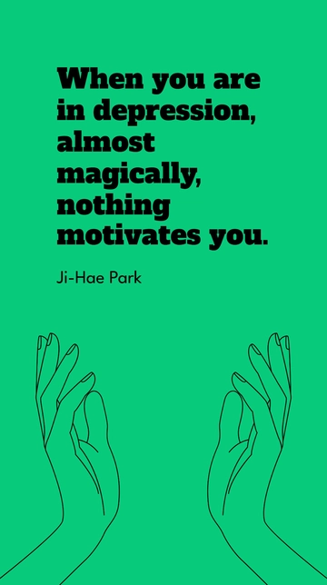 Free Ji-Hae Park: Overcoming Depression with Music Quote Template to Edit Online