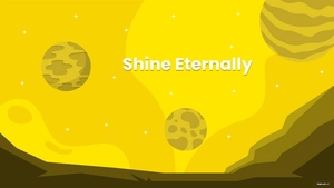 Yellow Space Wallpaper