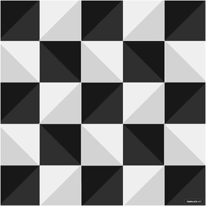 Geometric Checkered Flag Clipart