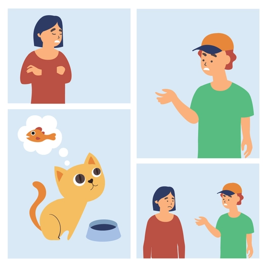 Blank Comic Strip Template