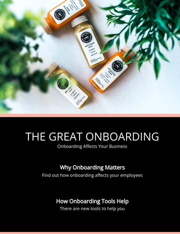 Free Onboarding eBook Template to Edit Online