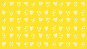 Yellow Heart Background
