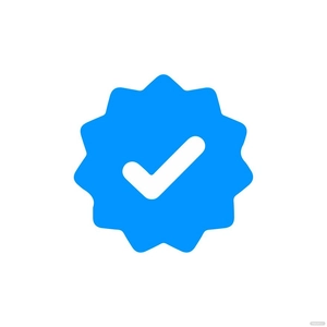 Instagram Blue Tick Clipart