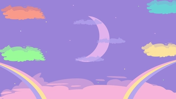 Free Rainbow Aesthetic Background Template to Edit Online