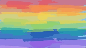 Rainbow Watercolor Background