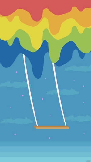 Rainbow Phone Background