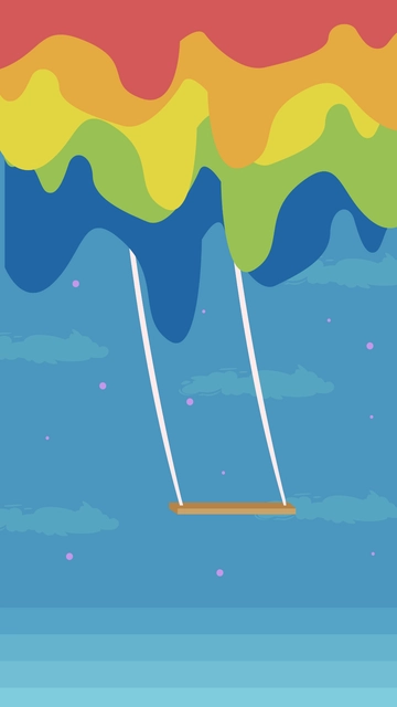 Free Rainbow Phone Background Template to Edit Online