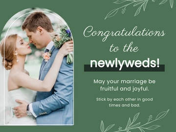 Free Wedding Ecard Template to Edit Online
