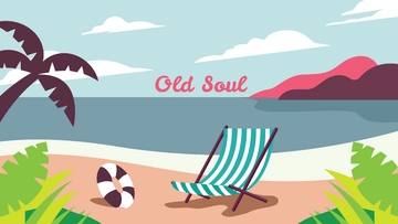 Free Vintage Beach Wallpaper Template to Edit Online