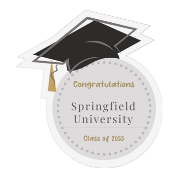 Free Graduation Sticker Template to Edit Online