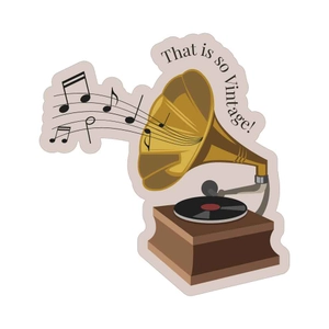 Vintage Sticker Template