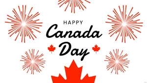 Canada Day Fireworks Wallpaper