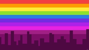Rainbow Stripes Background