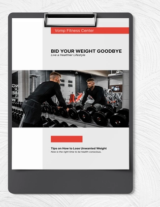 Fitness eBook Template