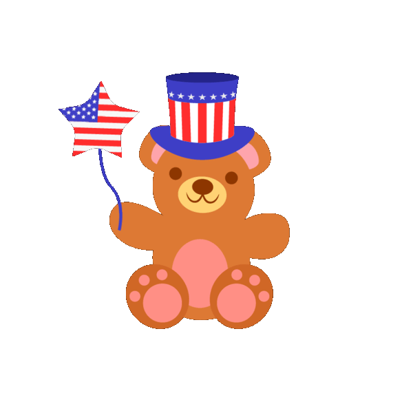 Cute 4th Of July Gif Clipart