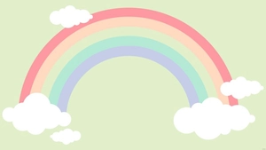 Pastel Rainbow Background